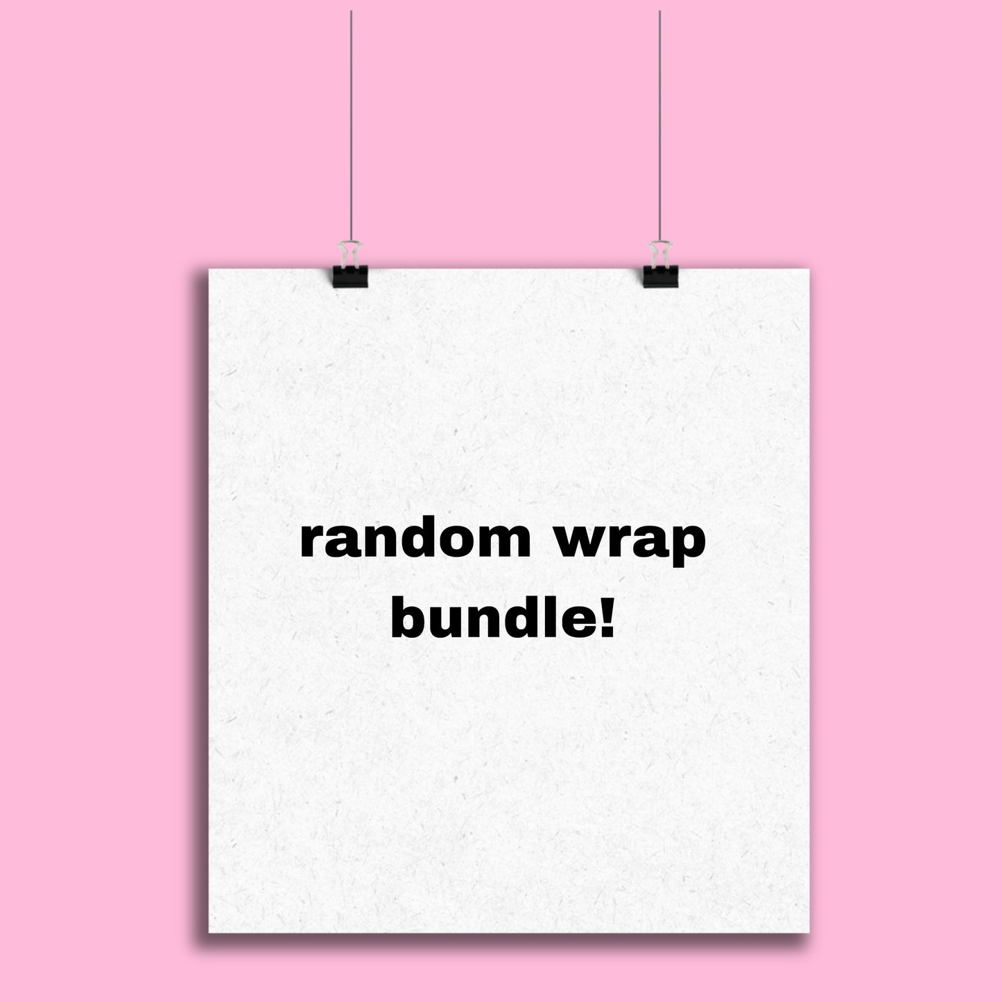 Random wrap bundles